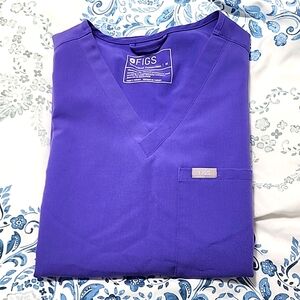 Figs Scrub Top Catarina Amethyst Medium